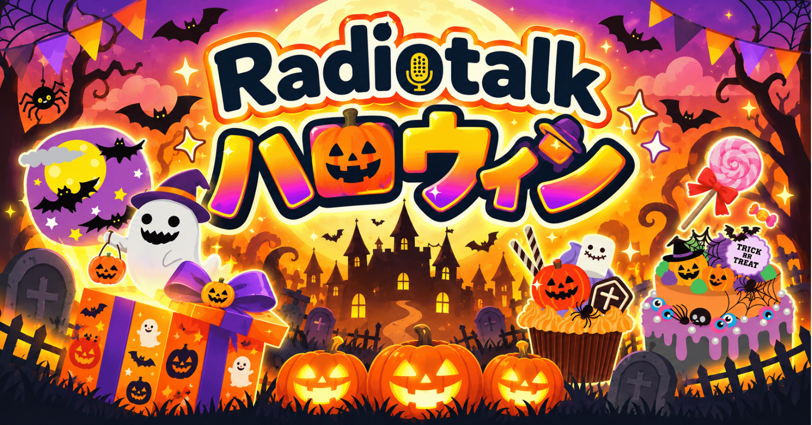 【季節限定イベント】Radiotalk ハロウィン【10/18(日)〜24(土)開催】