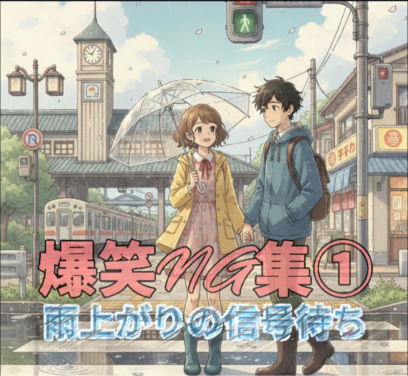 【声劇】雨上がりの信号待ち☂️NG①