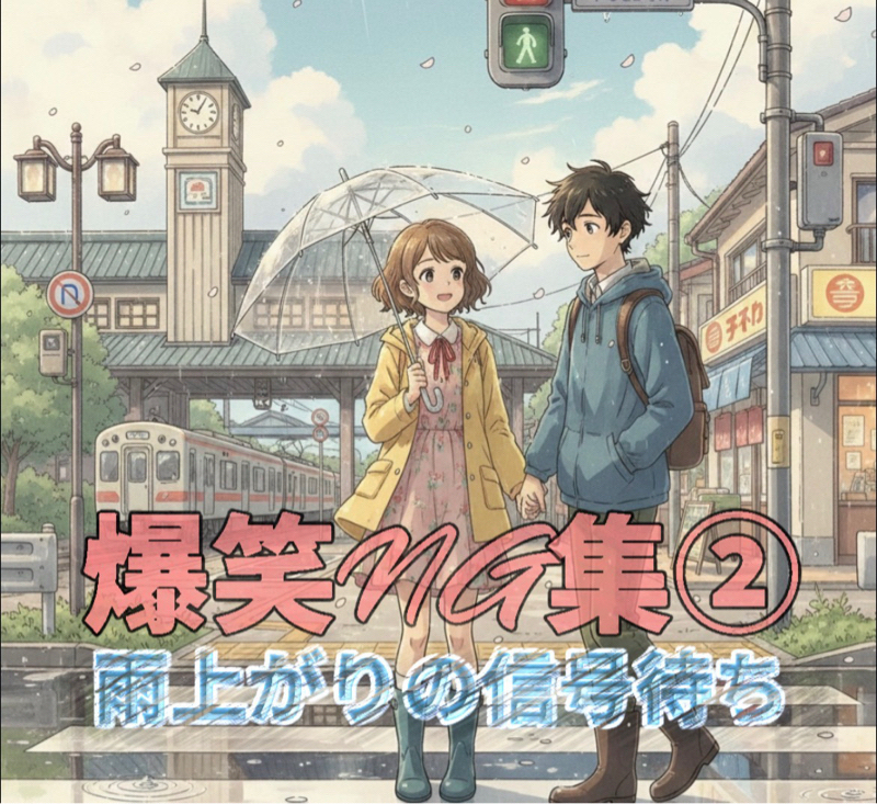 【声劇】雨上がりの信号待ち☂️NG②