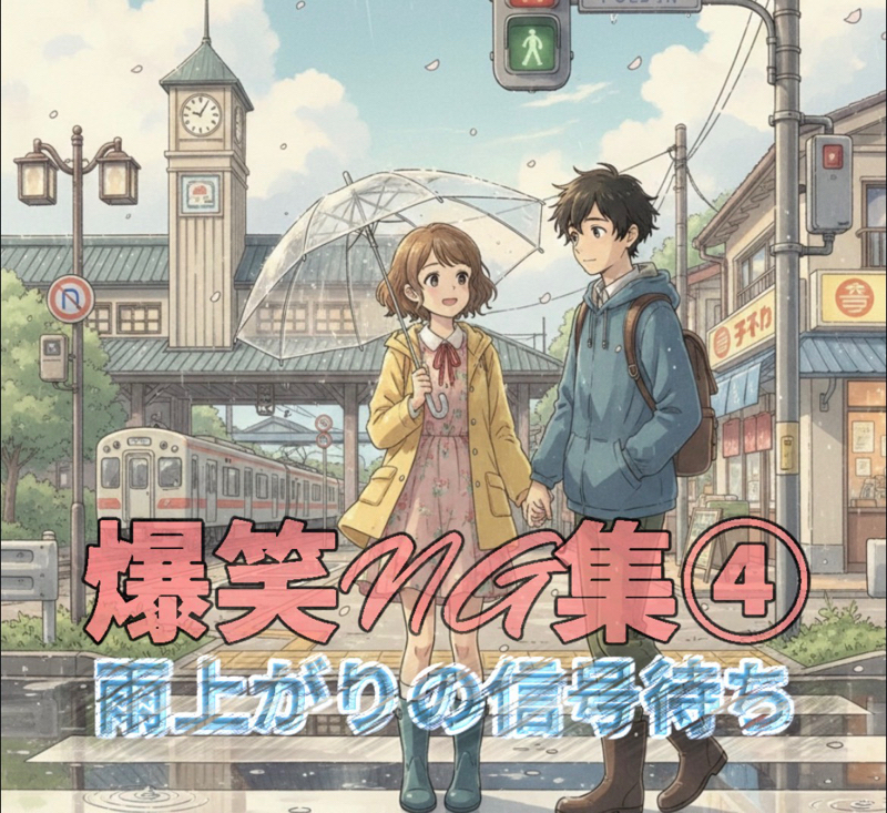 【声劇】雨上がりの信号待ち☂️NG④