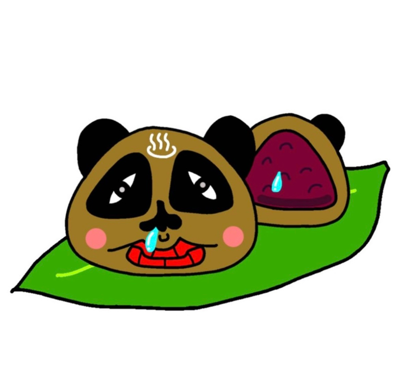 🐼まんじゅうの温泉まんじゅうバージョン❣️