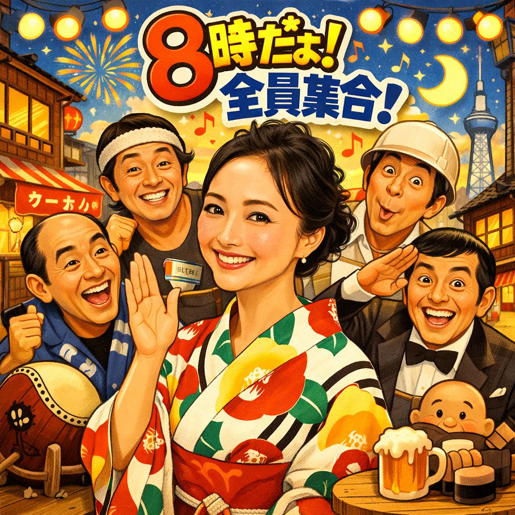 1/31内山noripの8時だょ！全員集合〜✨️