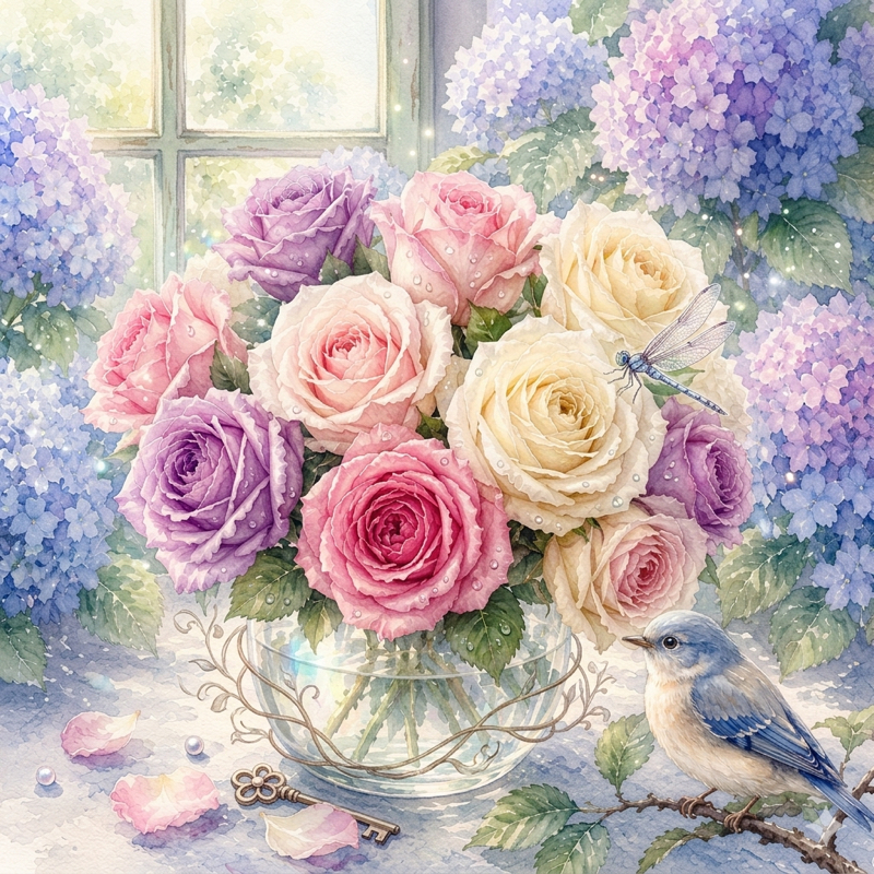 ６月１８日・花言葉、今日から始めます🌼🌺🌸　