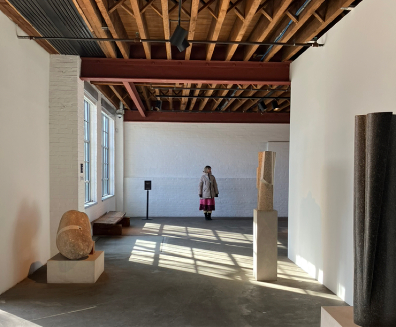 1. at isamu Noguchi Museum 