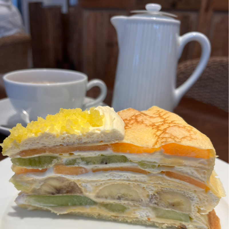 ハーブスのミルクレープを食べに行ってきました