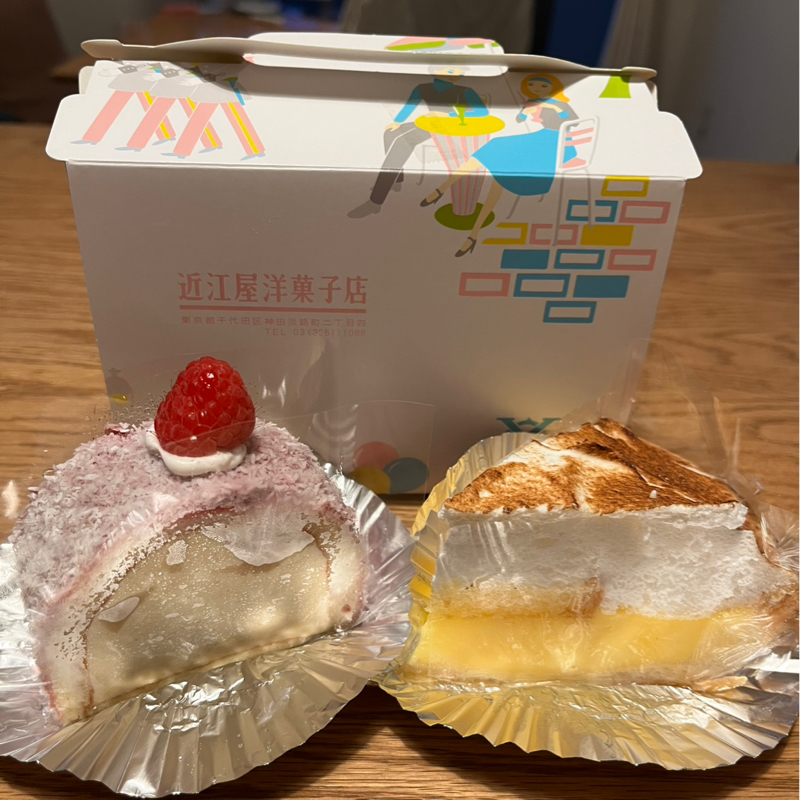 近江屋洋菓子店のケーキ