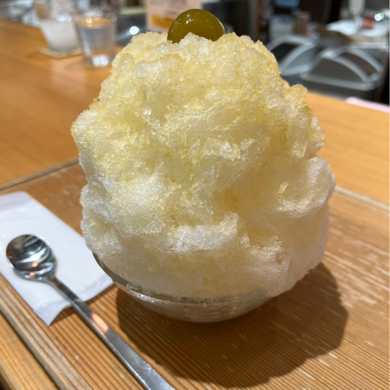 今年初のかき氷食べてきました