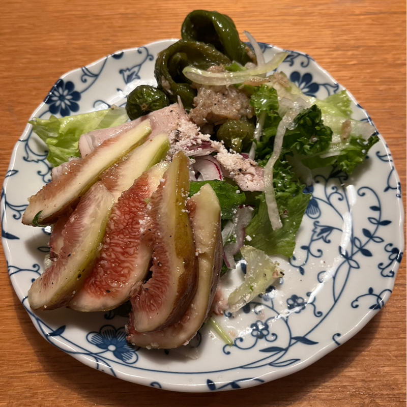 イチジクのサラダが美味しすぎる