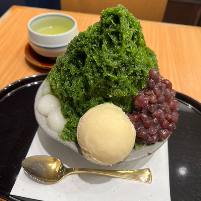 宇治金時かき氷食べてきました