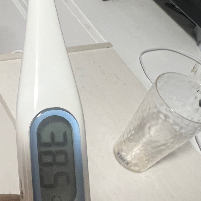 熱が出ました💦