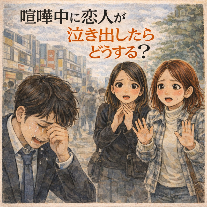 #6 喧嘩中に恋人が泣き出したらどうする?