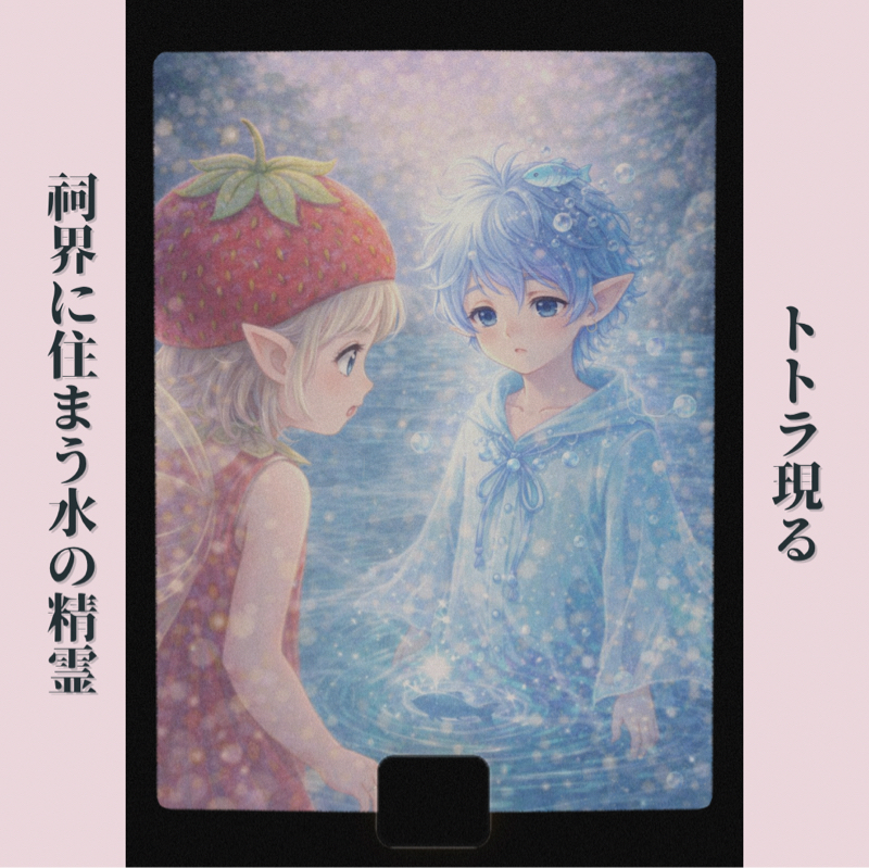 トトラ現る🐟ひーちゃんと水の精霊の出会い