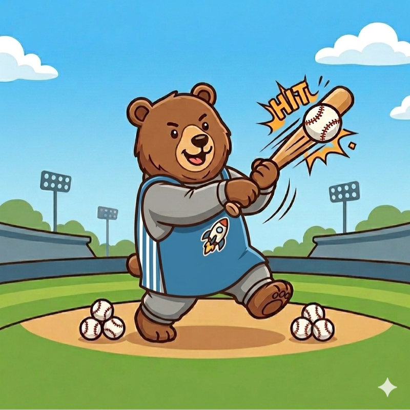 クマ竹のスタンダップ100本ノック