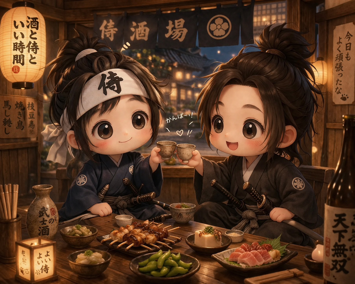 お侍さんの今日も一献