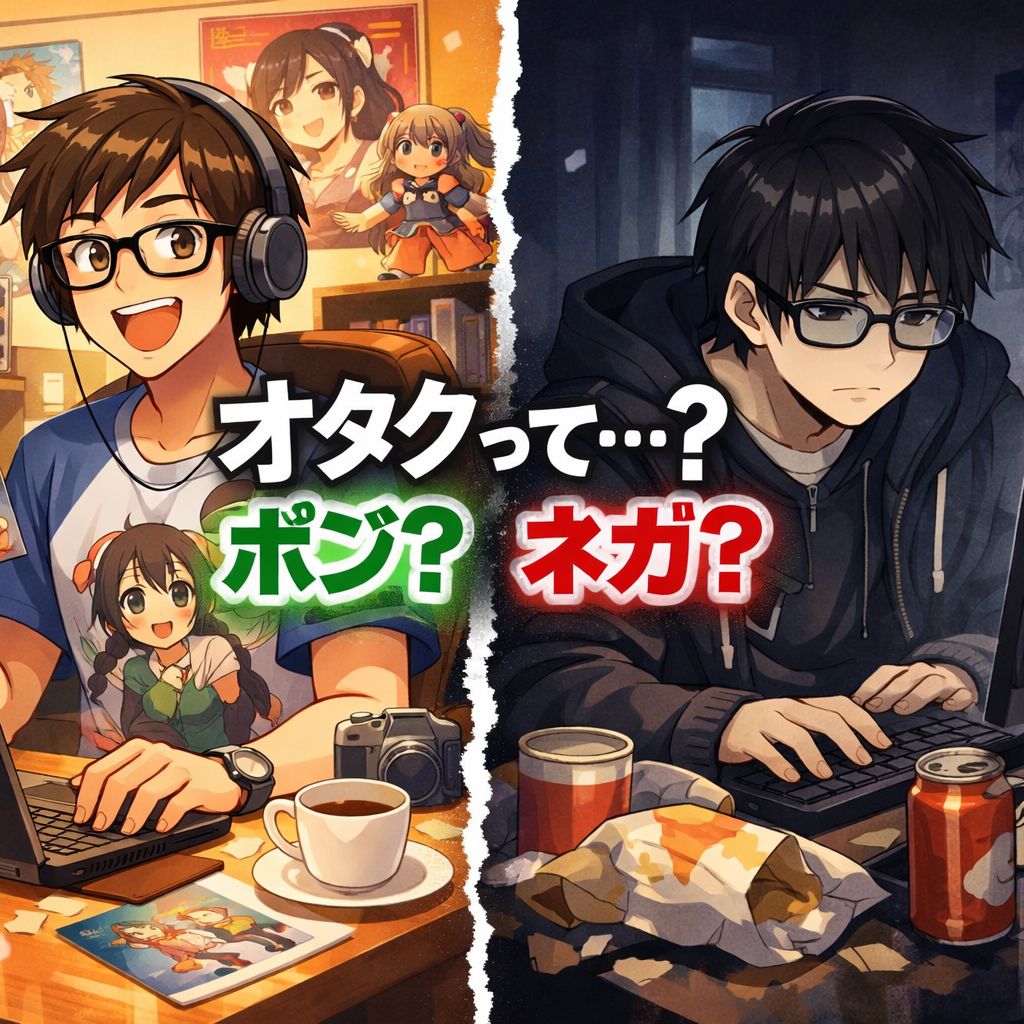オタクってポジティブ？ネガティブ？