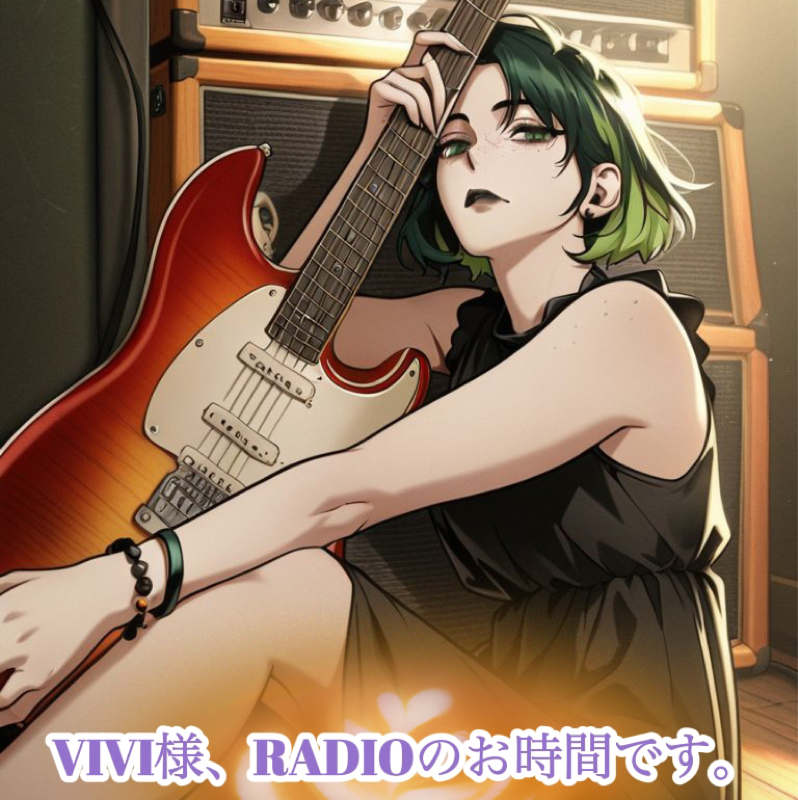 VIVI様、RADIOのお時間です🐱
