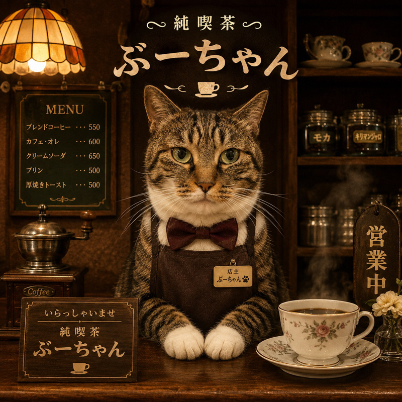 🐱ぶーちゃん店長ฅ^•ω•^ฅ