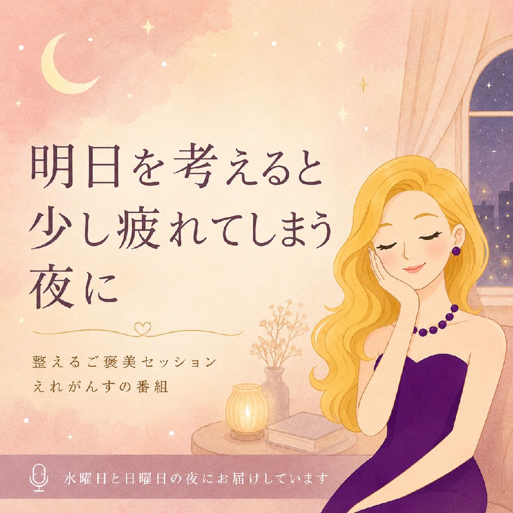 明日を考えると
少し疲れてしまう夜に・・・
