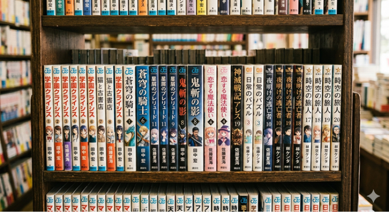 全巻揃えたマンガ