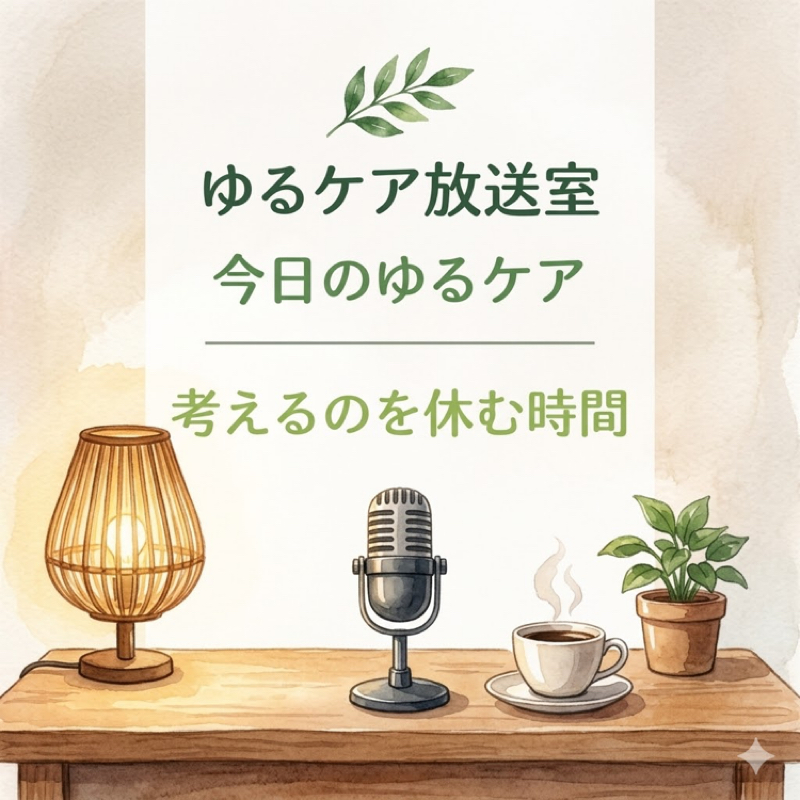 今日のゆるケア🍀考えるのを休む時間
