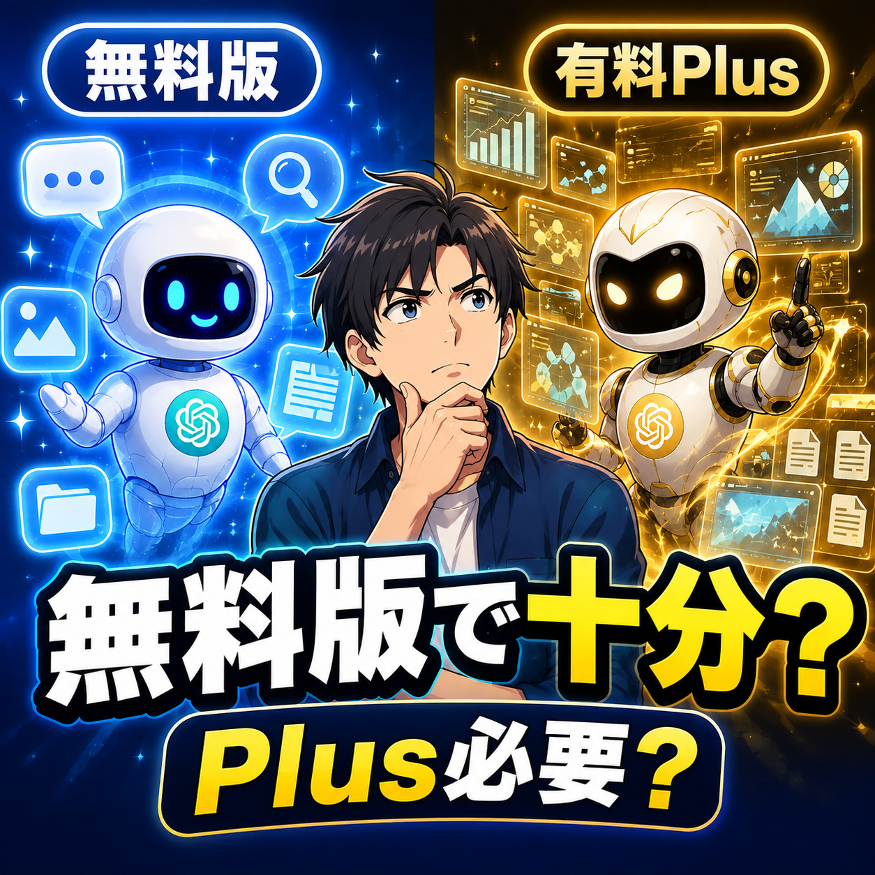 ChatGPT無料版で十分？Plusにするべき人は？｜S3-101
