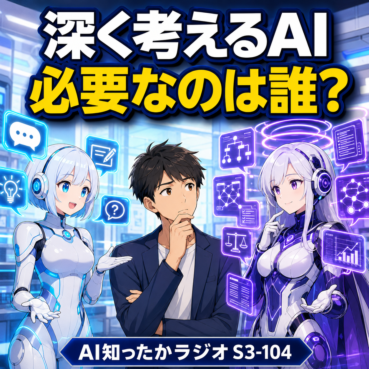 ChatGPTに「深く考えるAI」が必要な人は誰？｜AI知ったかラジオ S3-104