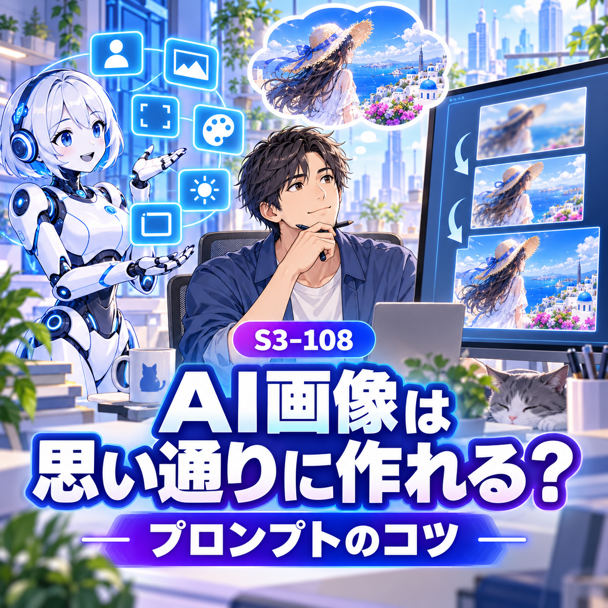 AI画像は「思った通り」に作れる？プロンプトのコツ【S3-108】