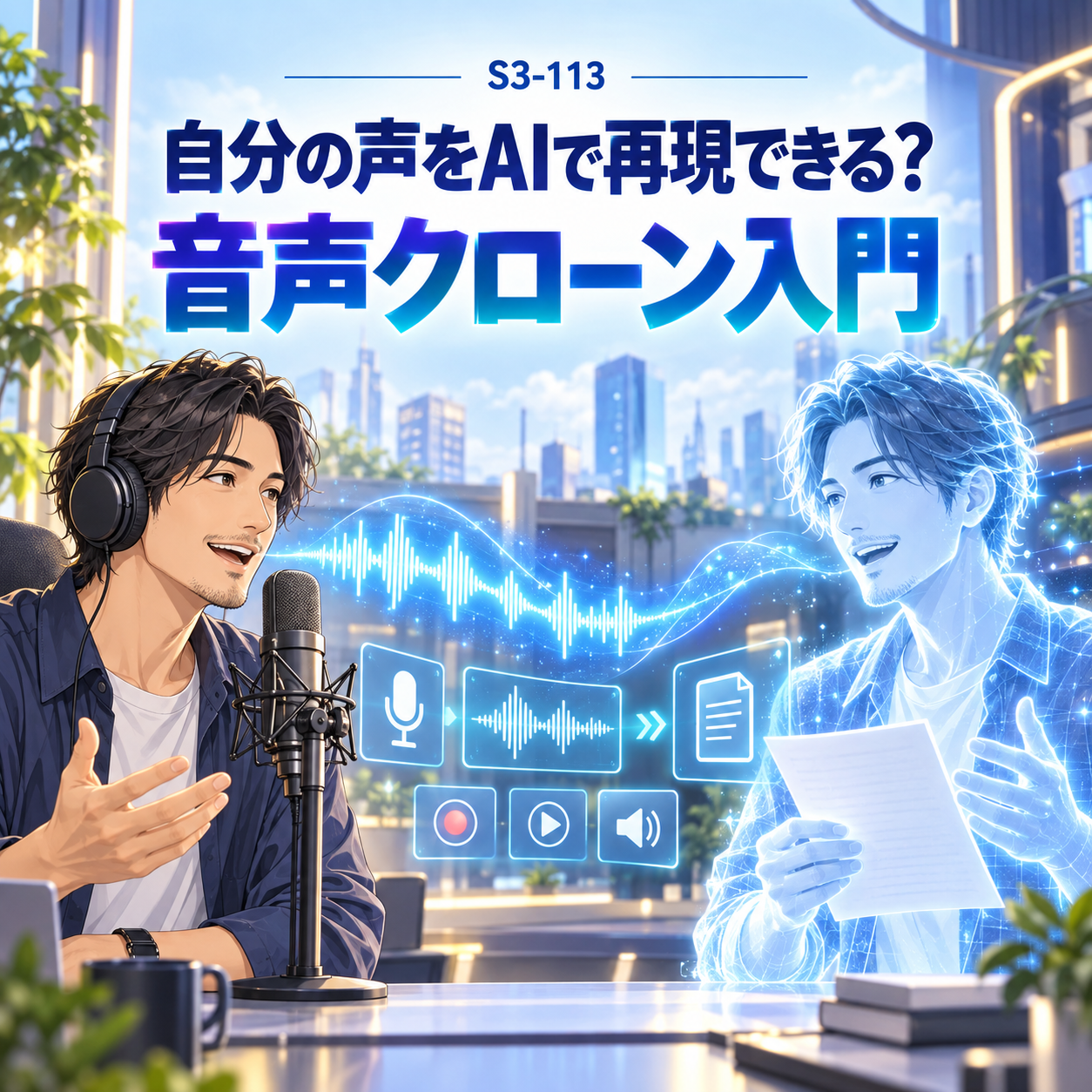 自分の声をAIで再現できる？音声クローン入門