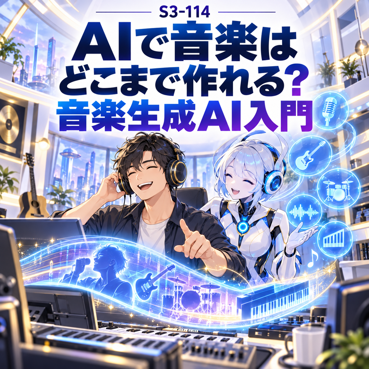 AIで音楽はどこまで作れる？S3-114