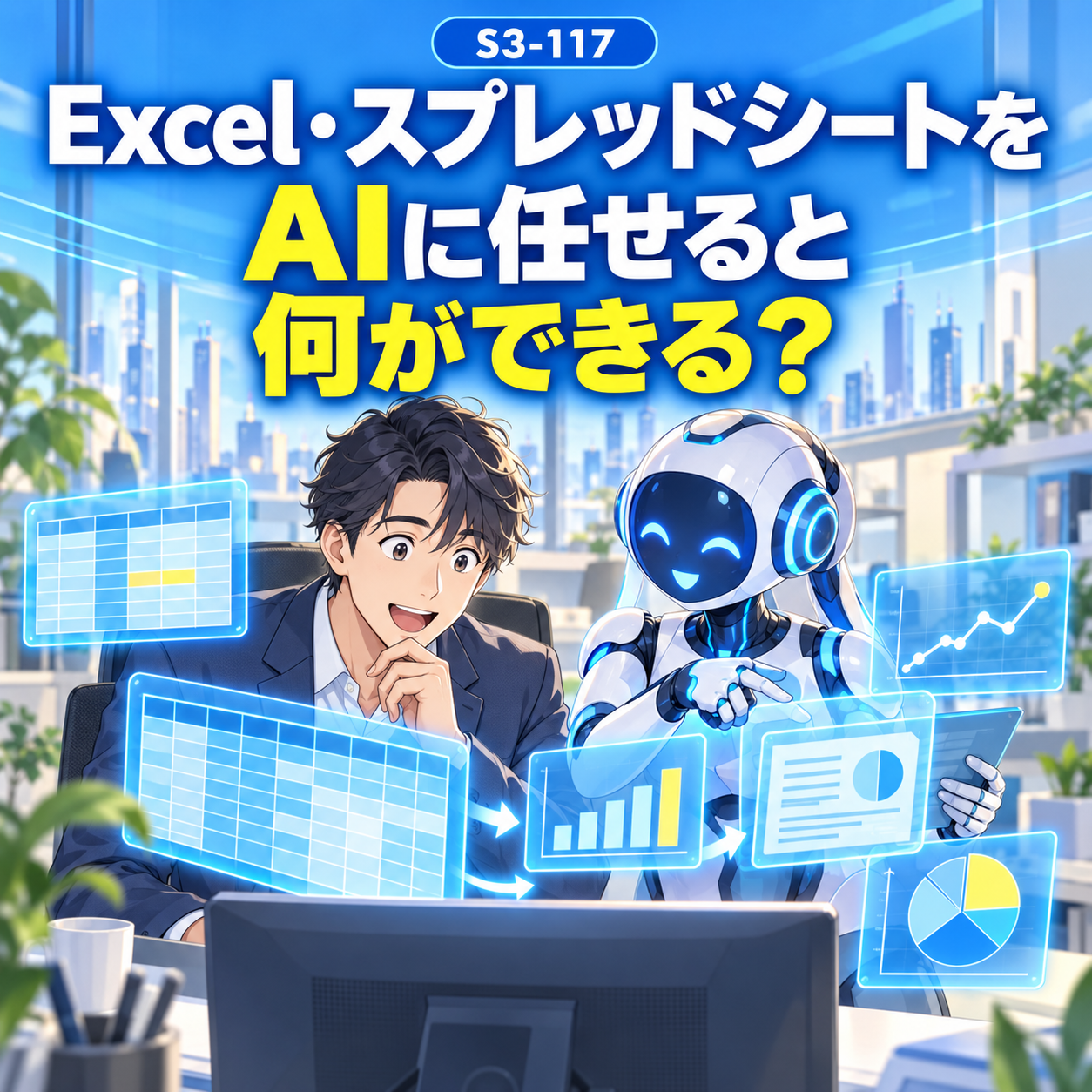 Excel・スプレッドシートをAIに任せると何ができる？【S3-117】