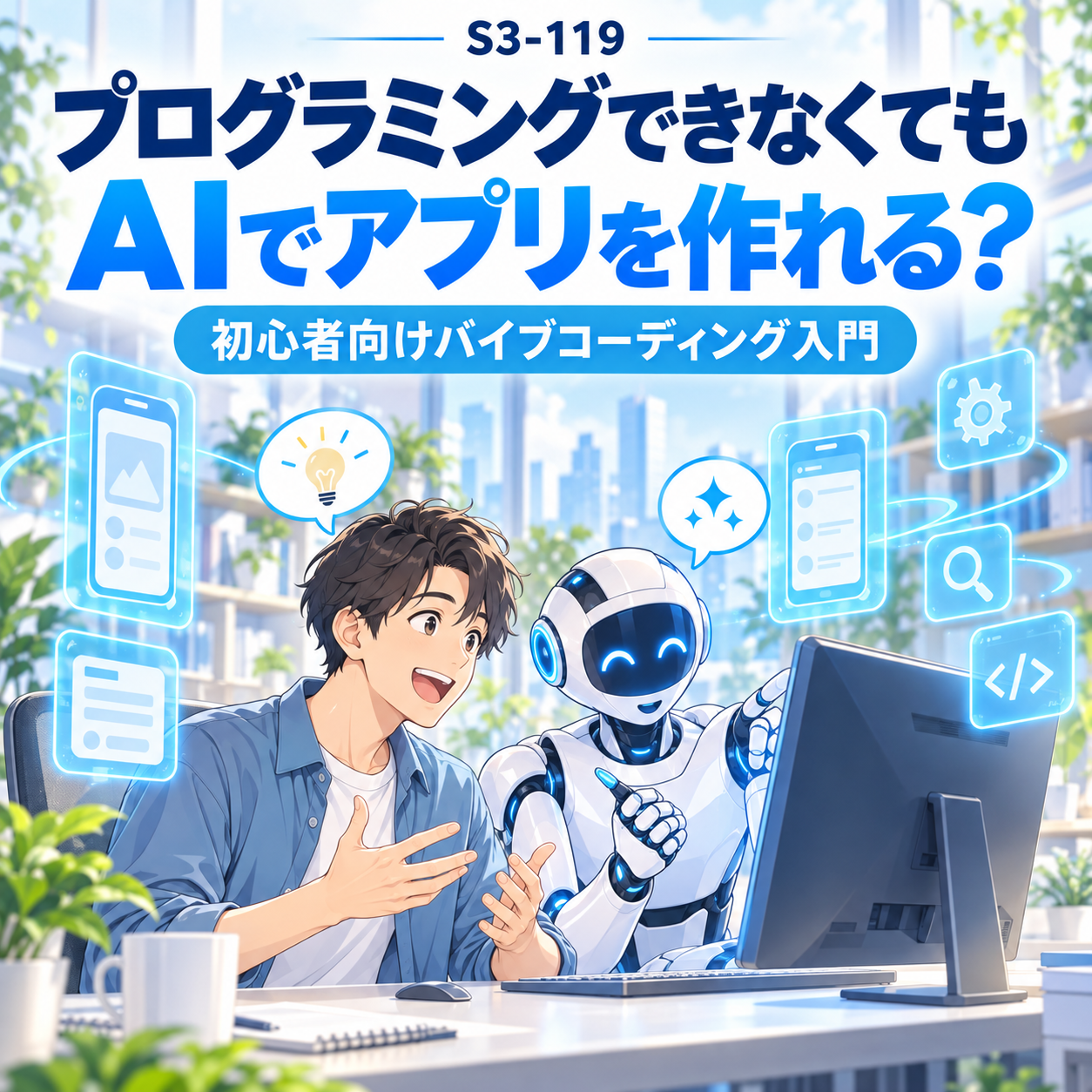 プログラミングできなくてもAIでアプリを作れる？【S3-119】