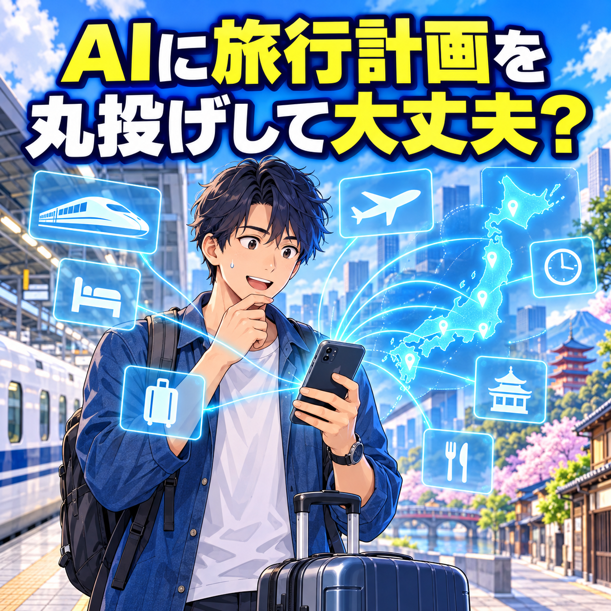 AIに旅行計画を丸投げしたら、本当に使える旅程になる？S3-121