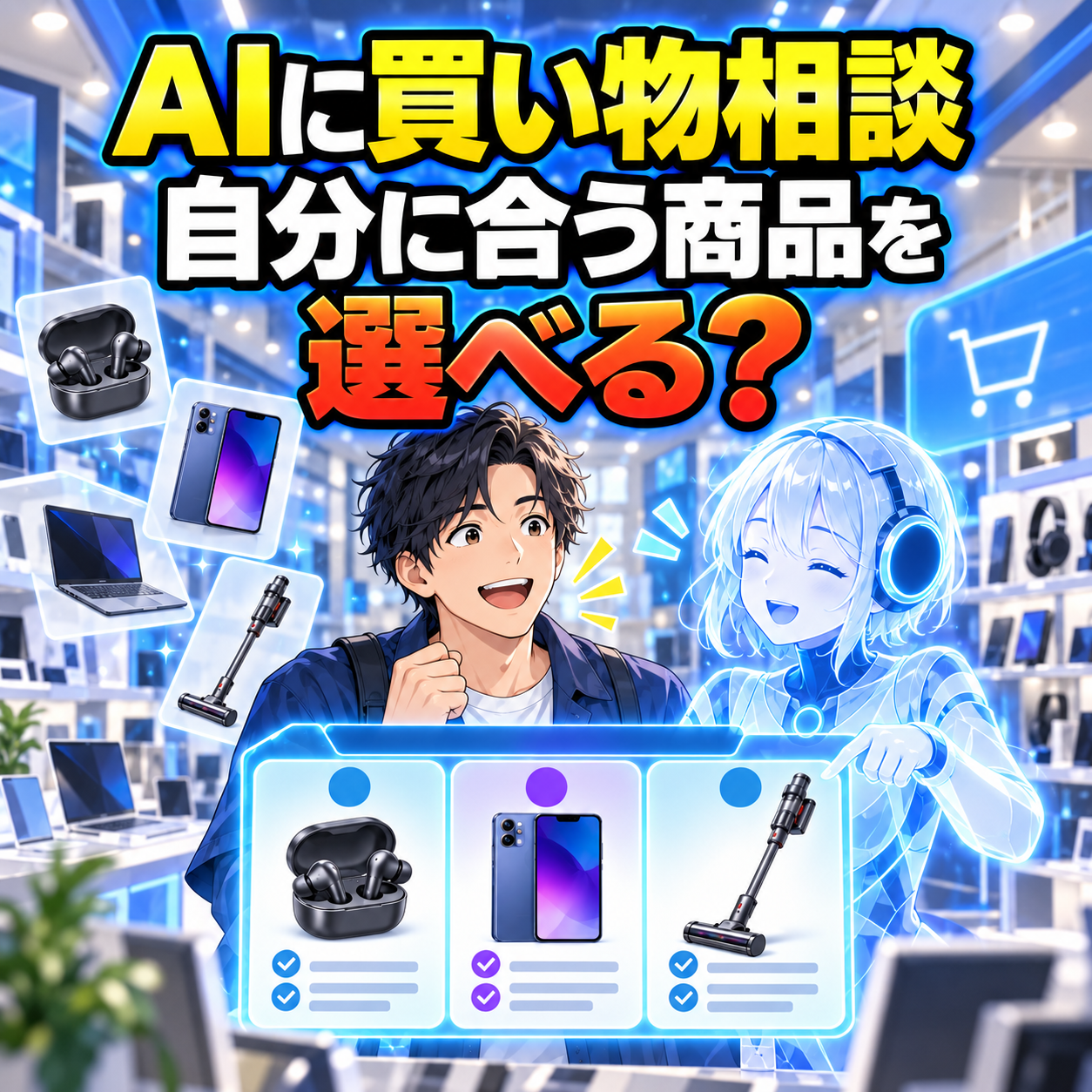 AIに買い物相談すると、本当に自分に合う商品を選べる？S3-122