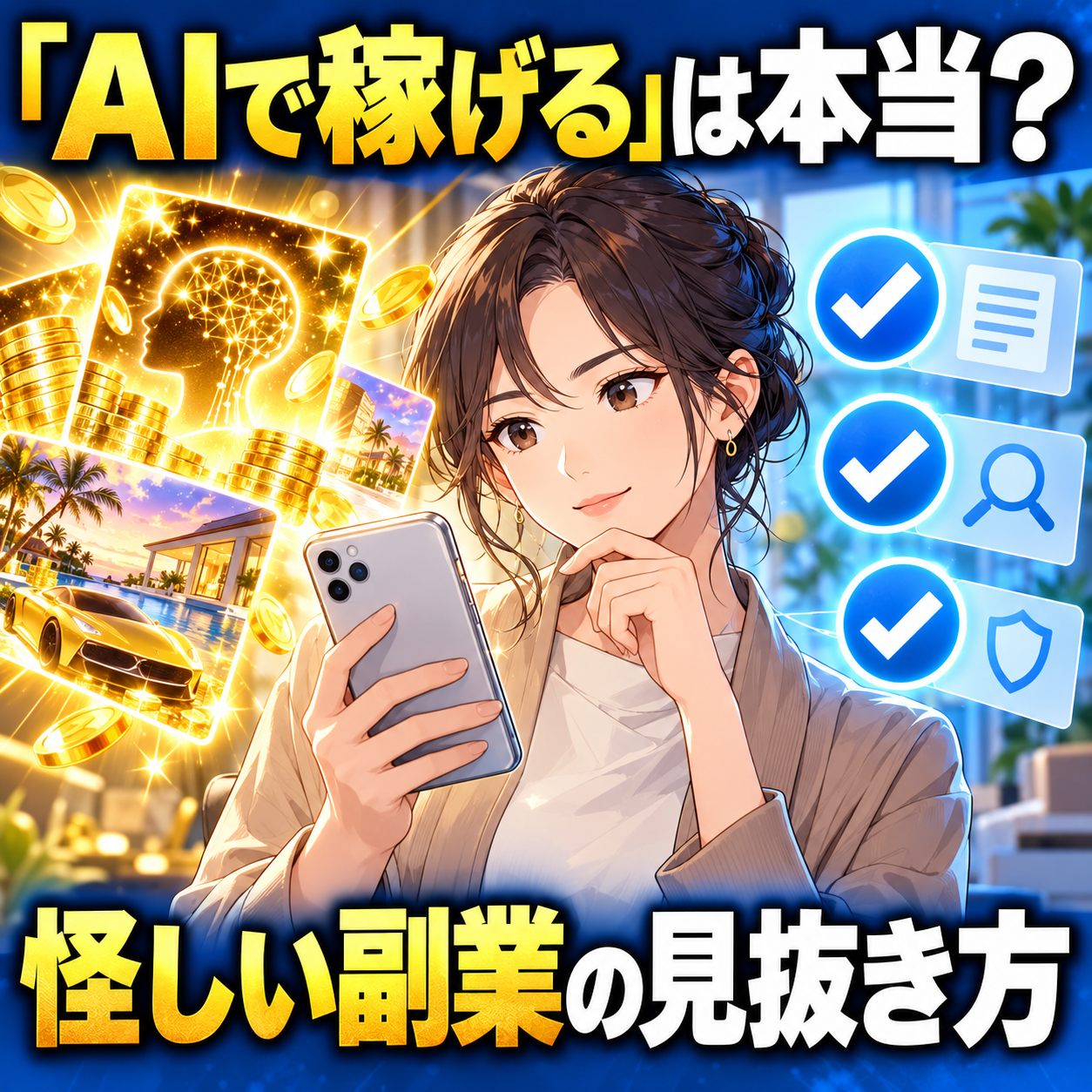 「AIで稼げる」は本当？怪しいAI副業を見抜くポイント【S3-126】