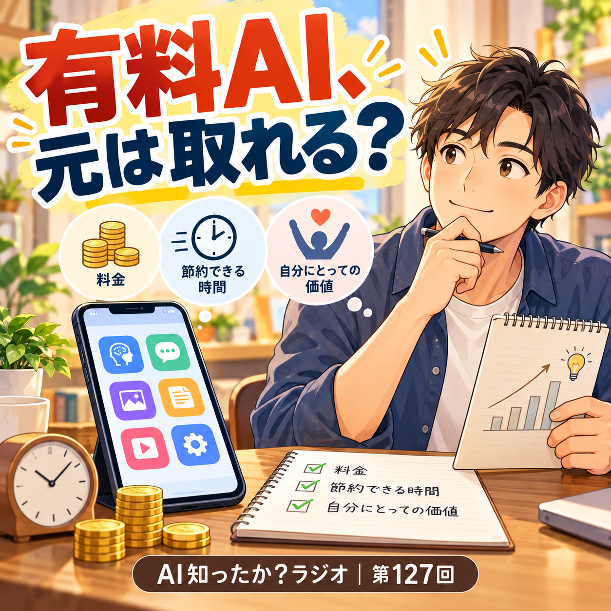 有料AIサービス、月いくらまでなら元が取れる？【s3-127】