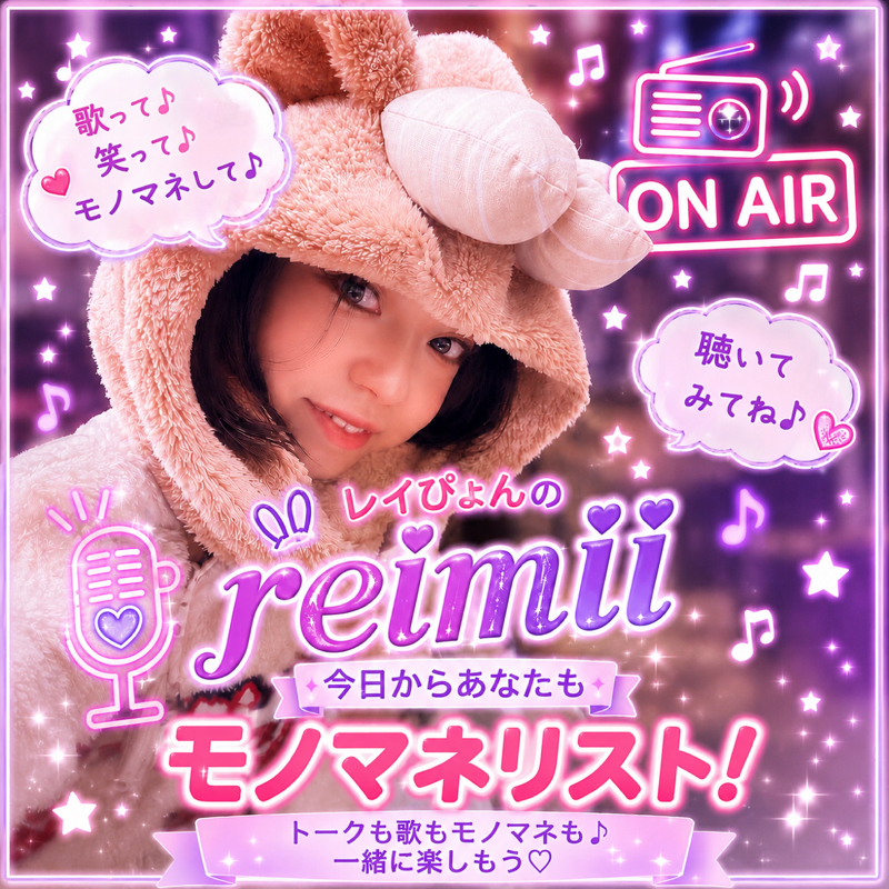 レイぴょんの今日からあなたもモノマネリスト❣️