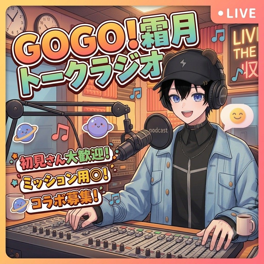 第1回！GOGO!霜月トークラジオ！（前半）