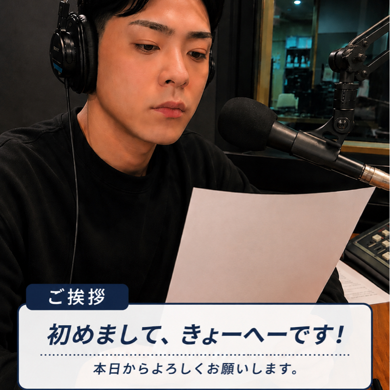 テスト投稿兼ご挨拶