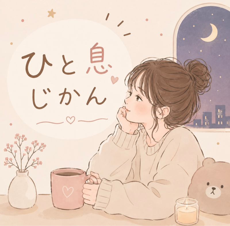 夜のひと息自己紹介。