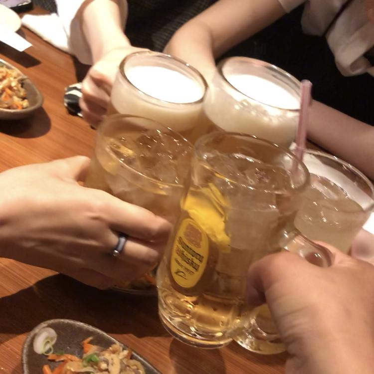 飲んで食べて会って