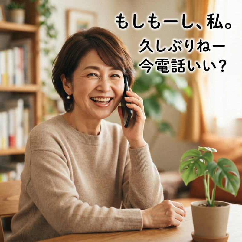 まけ枝ちゃんと電話