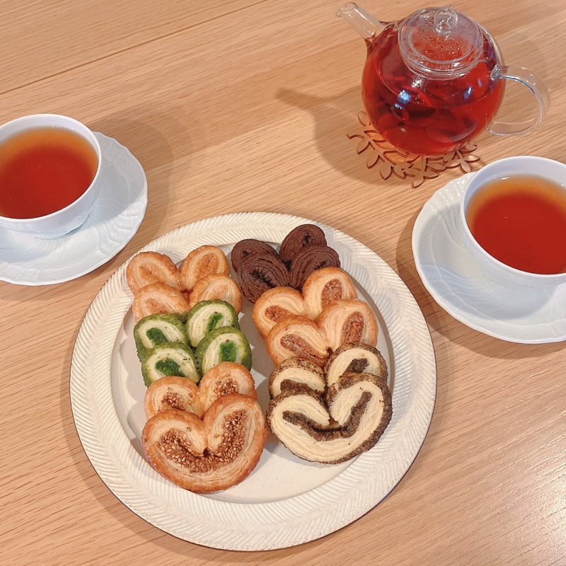 「胃が合う」お茶会(79)香港の蝴蝶酥(パルミエ)