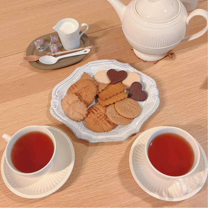 「胃が合う」お茶会(81)雨の日の紅茶とクッキー