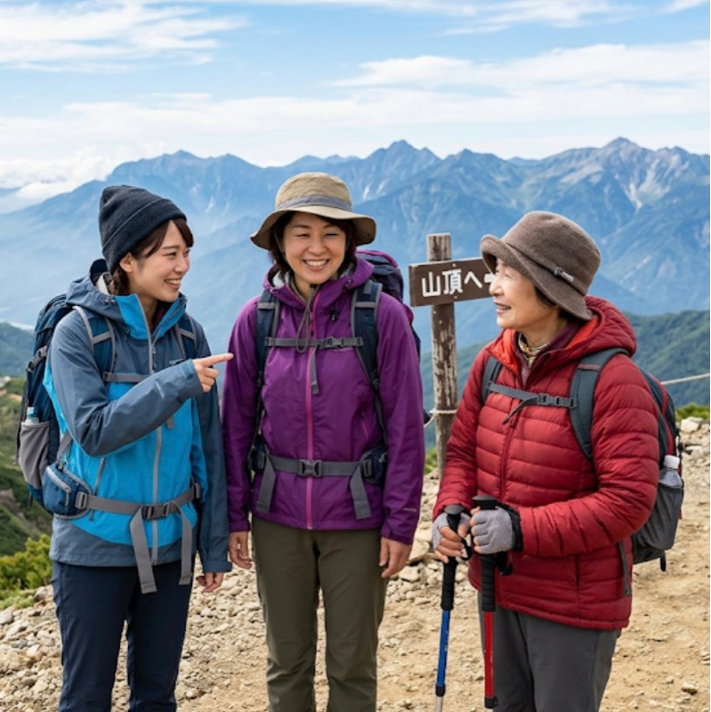 #2420 意外と多い登山女子