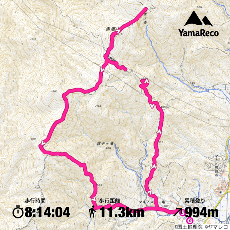 #2496 初のしっかり登山 赤坂山