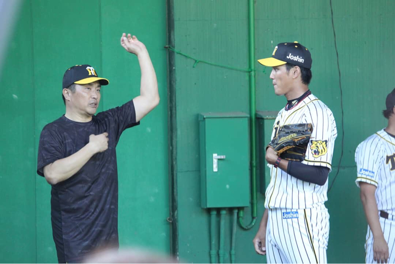 秋季キャンプ2日目　藤浪晋太郎のうなるストレート