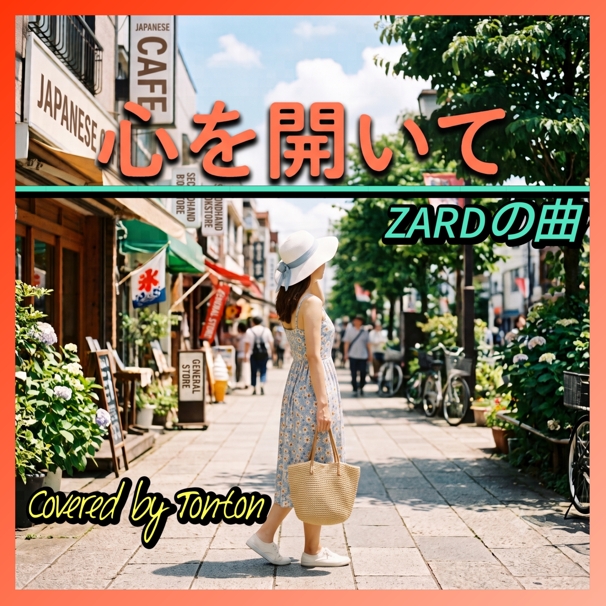 1876 🟥【心を開いて／ZARDの曲】Covered by tonton