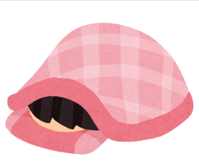 床があったかい幸せ。