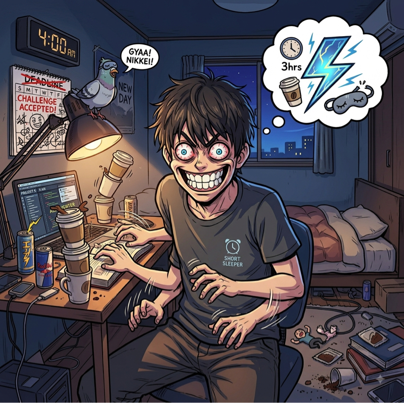 #2820 ショートスリーパーに憧れていた頃の話