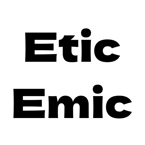 #817 言語人類学者の研究態度：etic エティック と emic イーミック